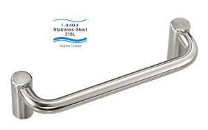 Uchwyt nierdzewny skierowany w bok A=300